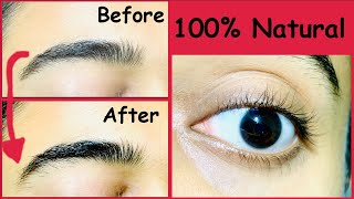 Grow Eyelashes and Grow Eyebrows Super Fast 100 Natural Home Remedy  Eyelashes and Eyebrows Growth [upl. by Oguh]