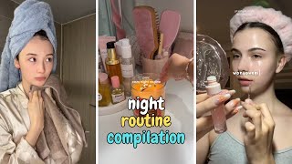 Night Routines TikTok Compilation  Routines Compilation [upl. by Teodoor]