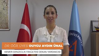 Kemer Denizcilik FakültesiDekanlarımız Fakültelerimizi Anlatıyor [upl. by Bergmans146]