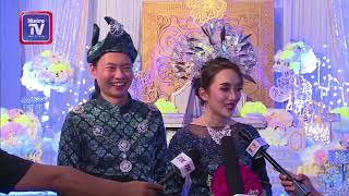 Pengantin Cina teruja bersanding adat Melayu [upl. by Ellerrehc158]