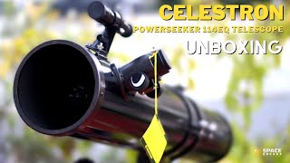 CELESTRON POWERSEEKER 114EQ TELESCOPE  UNBOXING  SPACE ARCADE  MARS  JUPITER  SATURN [upl. by Weinstock795]