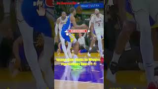 Insane slam dunks by Wiggins over Anthony Davis😭😭viralshort youtube viralvideo [upl. by Ehling]