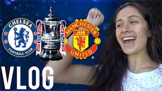 Manchester United 01 Chelsea  Sophie Rose Vlog From Wembley Stadium [upl. by Machute]