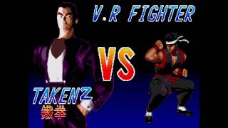 011  VR Fighter vs Taken 2 Genesis  Akira Playthrough no continues no miss Comentado [upl. by Spielman]