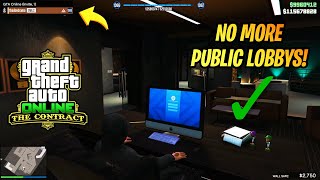 GTA Online  You Can Now Do Agency Contract Missions In Invite Only Sessions The Contract DLC [upl. by Tellford]