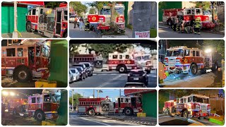 Fire Truck Crash Caught On Camera  On Scene Footage amp Close Up Photos Read Description 91022 [upl. by Lawan]