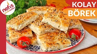 10 DAKİKADA En Kolay ve En Hızlı Börek Tarifi [upl. by Anerbes]