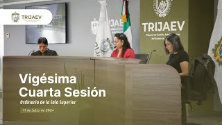 TRIJAEV Vigésima Cuarta Sesión 2024 [upl. by Esertap]