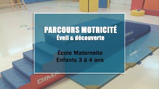 Parcours motricité et coordination  Petite section 34 ans école maternelle  Parcours déveil [upl. by Charmine188]