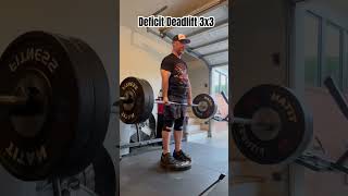 Deficit Deadlift strengthandconditioning lifting [upl. by Animrac]