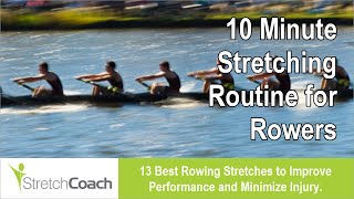 Rowing Stretches Rowing Stretching Routine Best Flexibility Program for Rowers [upl. by Derreg613]