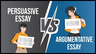 Difference between Persuasive and Argumentative Essay [upl. by Paugh]