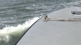 Reentering Iguela Lagoon from the Atlantic Ocean Loango National Park Gabon [upl. by Moses]