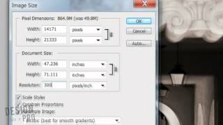 How to change the resolution of a photo in Photoshop [upl. by Ahsiekar]