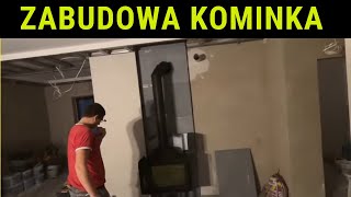 🔴EP51 Jak zrobić zabudowę kominka  Zabudowa kominka narożnego  Imitacja betonu  Płyty Varmsen [upl. by Liahcim]