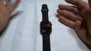 Apple Watch Review42mm Space Black Stainless Steel Case With Black Sport Band [upl. by Stevana301]