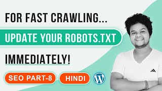 How to Create Best Robotstxt File For WordPress Website  SEO Tutorial In Hindi 2021  Part 8 [upl. by Gabriello]