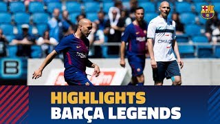 HIGHLIGHTS Barça Legends vs Olympique Marseille and Le Havre [upl. by Cerf]