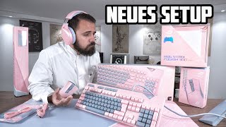 Mein Setup bekommt ein Update XXL Unboxing ASUS PNK LTD die RosaPink Edition [upl. by Sioux426]