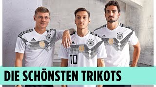 FußballWeltmeisterschaft – Das sind die schönsten Trikots bei der WM 2018 [upl. by Buna]