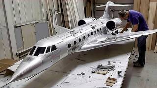 Man Builds Hyperrealistic RC Jet Plane at Scale  Gulfstream G650 Replica by RamyRC [upl. by Wendelina]