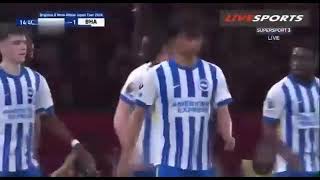 Yankuba minteh first goal from Brighton albion [upl. by Atinar]