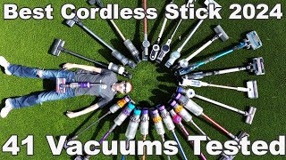 The 6 Best Cordless Stick Vacuums for 2024 41 Vacuums Tested [upl. by Aldarcie]