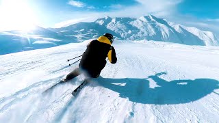 More skiing  Vlog part 2  Ski Opening Livigno Alps 2023 [upl. by Asiar704]