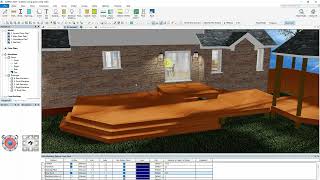 SoftPlan home design software  Outdoor Living Space [upl. by Nade307]