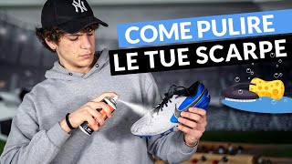 4 SEMPLICI PASSI PER LAVARE LE TUE SCARPE DA CALCIO COME UN PROFESSIONISTA [upl. by Aklam814]