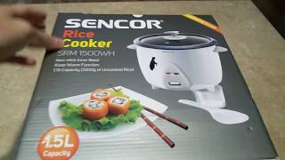 Rice Cooker Sencor SRM 1500WH [upl. by Lubbock]