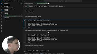 NPOI tutorial 7  Set fill pattern color for a cell [upl. by Mikey]