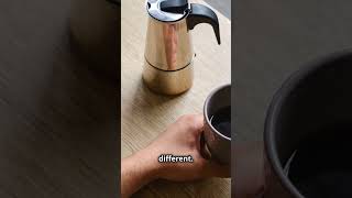 Espresso Machine vs Moka Pot espressomachine mokapot espresso manualbrew shorts viral coffee [upl. by Anaylil]