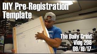 DIY PreRegistration Template  Screen Printing Vlog 208 [upl. by Allcot479]