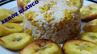 COMO PREPARAR ESTE DELICIOSO ARROZ BLANCO CON PLATANO PERFECTO COCINA TRADICIONAL MEXICANA [upl. by Norman]