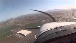 N4768E C172N Landing in Mesa Gateway KIWA [upl. by Tabor25]