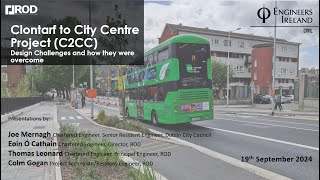 Clontarf to City Centre Project  design challenges and how they were overcome [upl. by Ailel312]