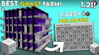 Minecraft BEST Ghast Farm 121  Ghast Farm Tutorial In Minecraft  3220 Perh [upl. by Chevy811]