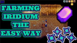 How To Farm Iridium Ore In Stardew Valley  Easy Method [upl. by Arahahs]