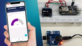 IoT MQTT Based Heart Rate Monitor using ESP8266 amp Arduino [upl. by Lennej]