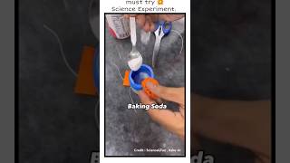 Easy Science Experiment 💥 II Vinegar baking soda reaction II must try at home 💥 [upl. by Eintruok732]