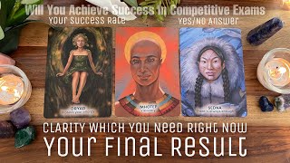 Competitive Exams amp Your Result🔆Your Success Rate💯3 Clear Messages🌟 Career Tarot Reading [upl. by Marybelle]