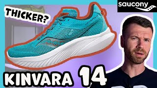 Saucony Kinvara 14  Más ligera más espuma PWRRUN 4mm drop [upl. by Rosette]