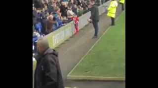 Bradley lowery meeting the Everton fans 🔴⚪ [upl. by Ayvid]