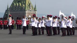 SAF Central Band  2008 Québec City Int Festival of Military Bands  Change of Guards parade [upl. by Tine]