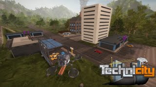 Our First Person City Building Begins  Technicity [upl. by Giardap]