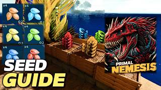 How To Get Ark Primal Nemesis Seeds Beginners Guide To Seeds Ark Ascended [upl. by Aihsyt]