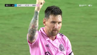 Lionel Messi GOLAZO wins it in STOPPAGE TIME on Inter Miami debut [upl. by Rumney]