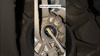 Axle seal replacement  drive shaft seal leak  Gear oil leakage  baleno oil leakage sealaxle [upl. by Ettolrahs15]