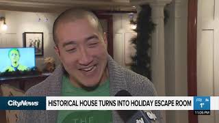 Lougheed House turns into holiday escape room [upl. by Jessee]